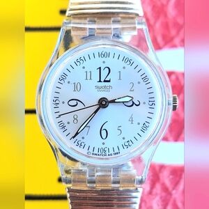 Swatch Watch PICCOLA EREDITA LK164 1998 Standard Ladies Rare Swiss Made Quartz